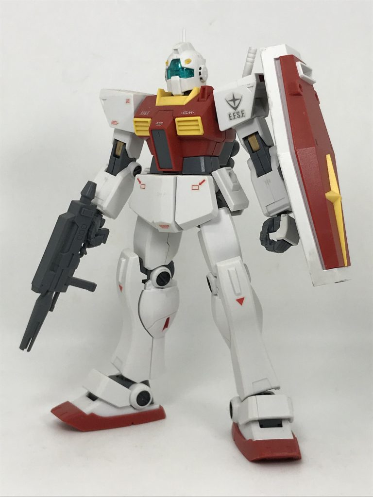 ウェザリング前シールドのはめ込みが甘く浮いていますそのうちウェザリングする予定だったので、外しやすいようあえて半ハメしてあったのです🙄未来を見据えてる私…素晴らしい😌