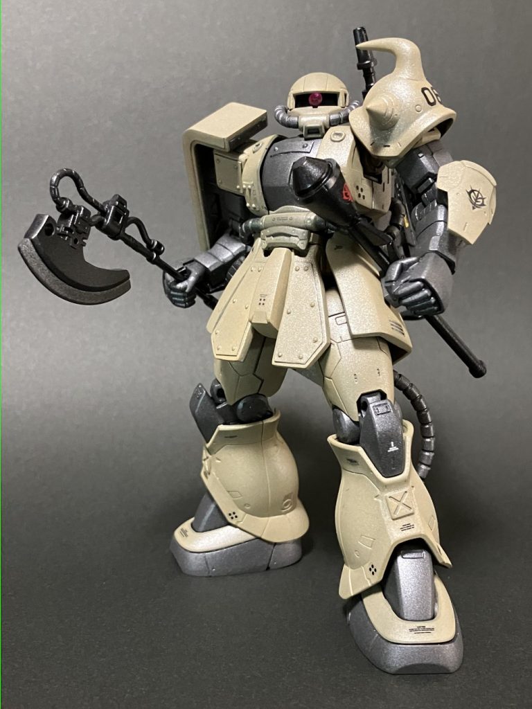 ザクⅡ（砂漠戦部隊）–4枚目/制作者：PIYOSUKE