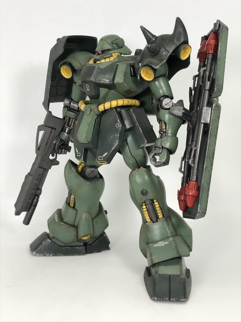 汚し追加前あれ…なんかこっちの方がよくないか…😨でも…つや消しケチりまくってた頃なんでツヤが消えていませんね…この頃はつや消しスプレー1本で7〜8体は汚してたかなぁ