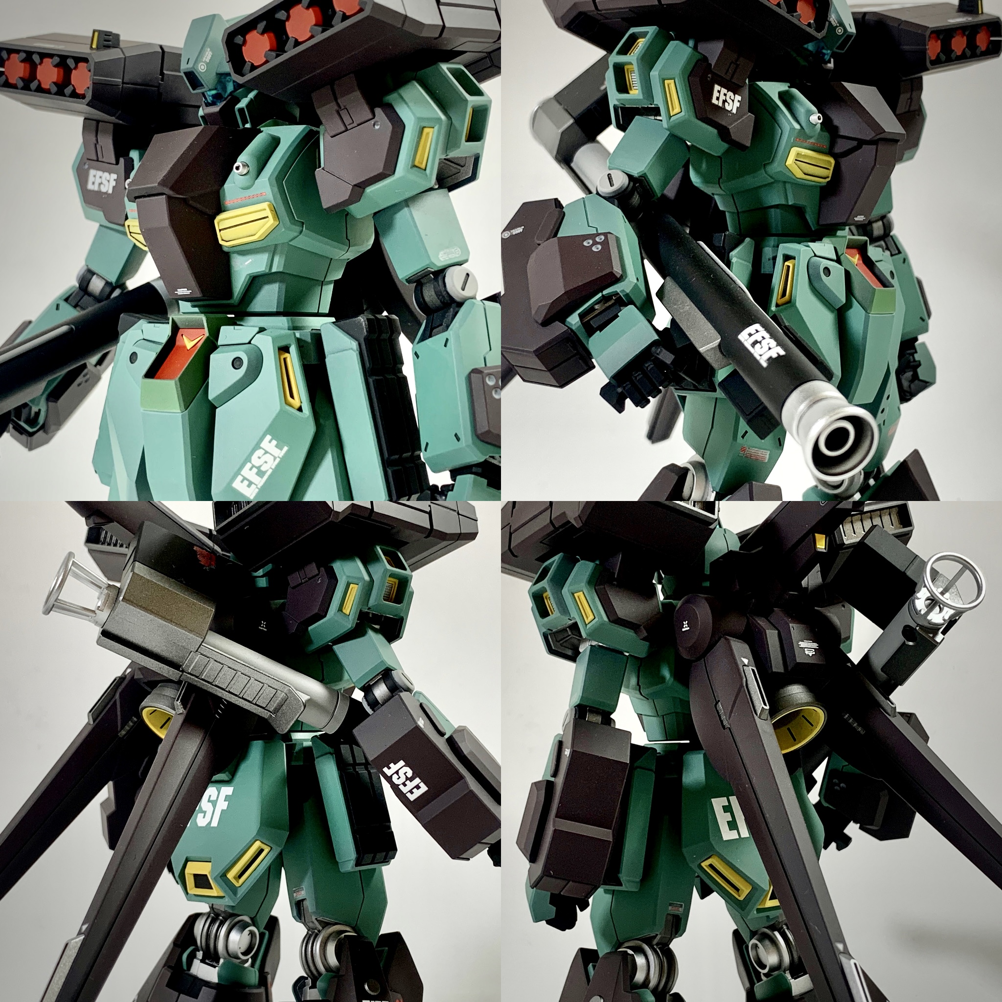 MG 1/100】スターク ジェガン 全塗装 完成品-