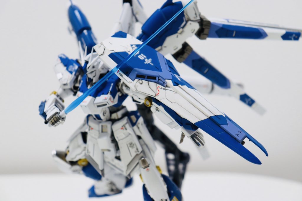 RG Hi-νガンダム　ハイメガバズーカランチャー　全塗装–4枚目/制作者：@gundamdamdam1