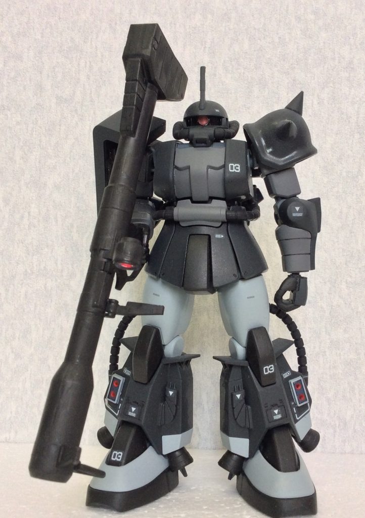 塗装は、他の作品同様に筆塗りで、デカール貼付後に艶消しのトップコートを吹いています。