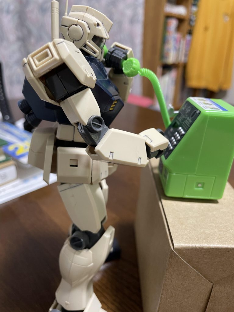 番号を入れてるところ