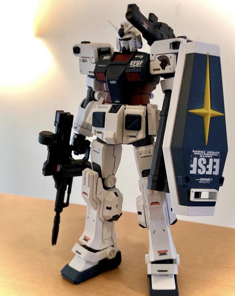 オリジンビームライフルとショルダーキャノン