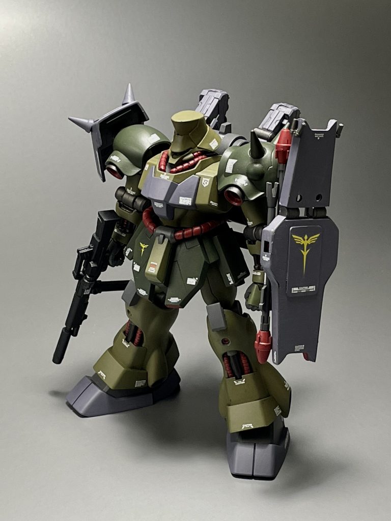 HGUCギラ・ドーガで再現した、CCA-MSV登場の「ギラ・ドーガ改」風、でした。