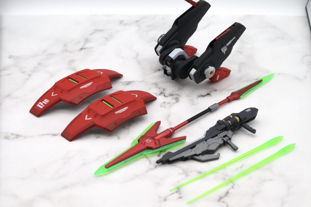 武装一覧✨️ライフルはウイングガンダムフェニーチェのバスターライフルです。