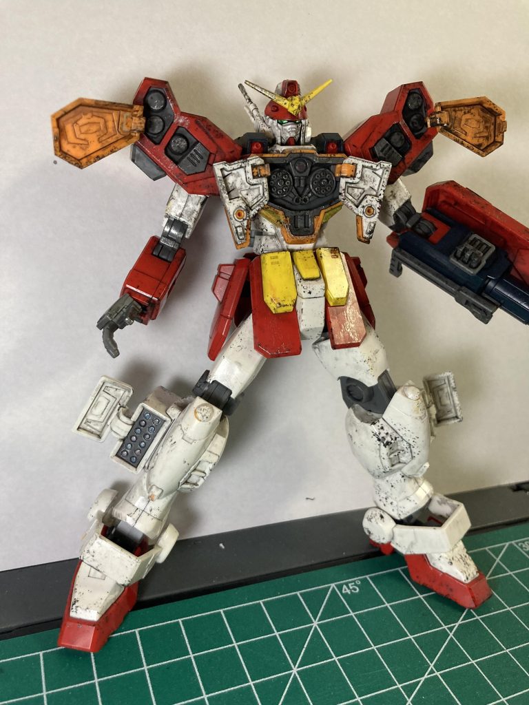 フルハッチオープン。足のミサイルを塗るのが、想像の5倍しんどかったです。