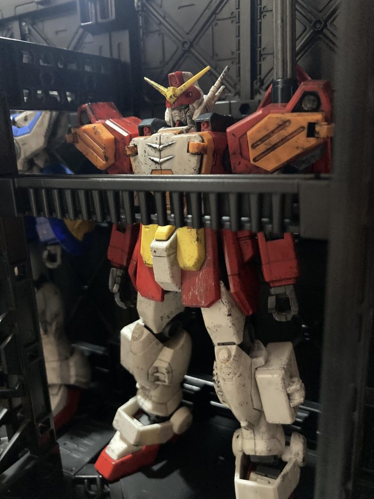 格納庫。連結すると雰囲気が出ますね。