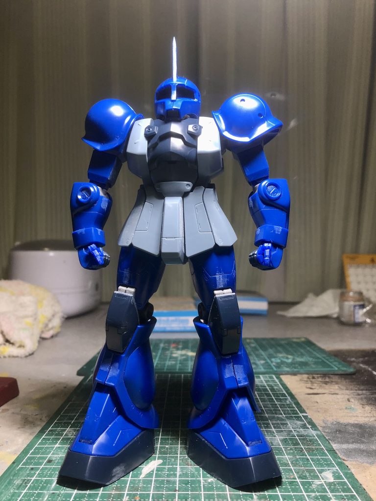 素組です。MGは10年以上ぶりでしたが、そもキットが20年以上前の物なので全然進化を感じられませんでしたw