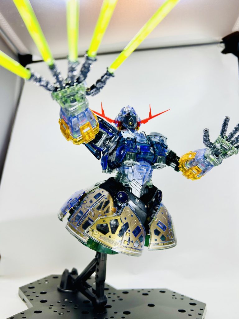 ガンダムベース限定　RGジオング【クリアカラー】–4枚目/制作者：こっちゃんパパ