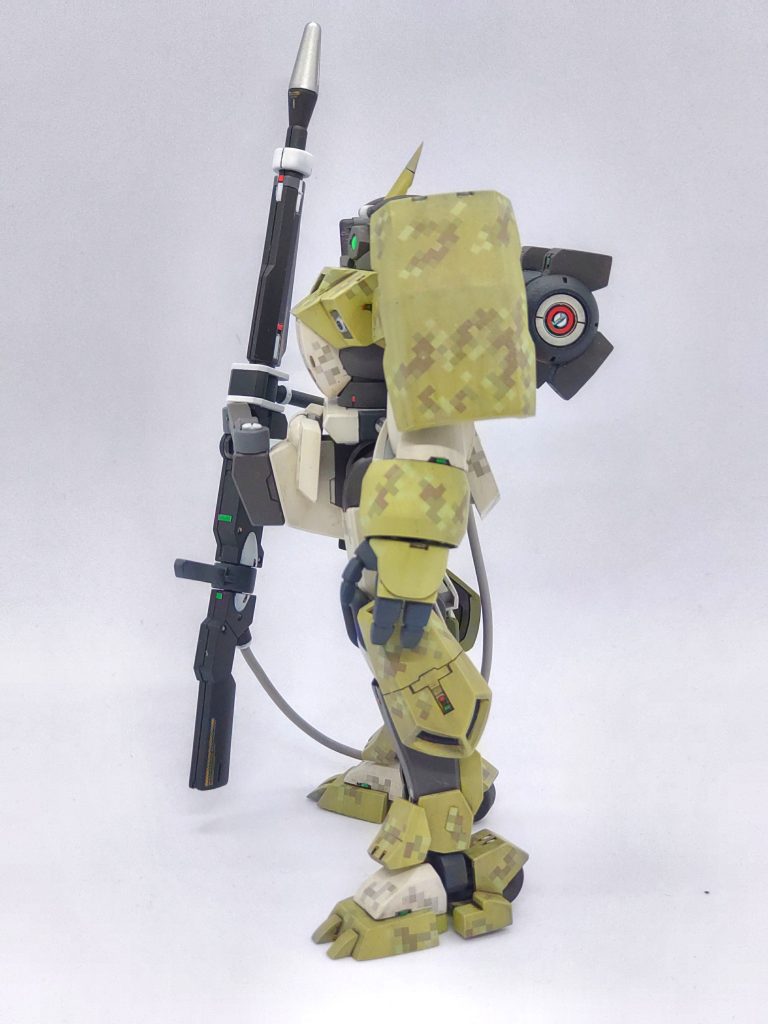 シールドの2本の凹モールドは埋めました。