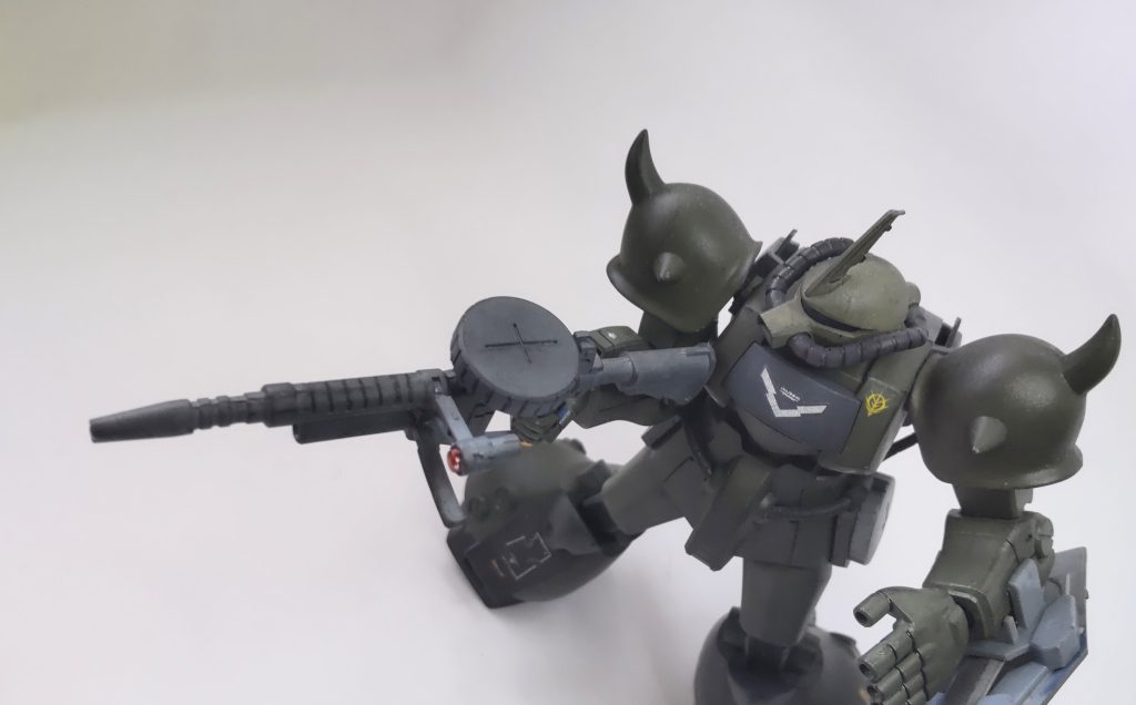 武器は残ってたのでそのまま採用。グレネード付の120ミリは当時好きでしたね。