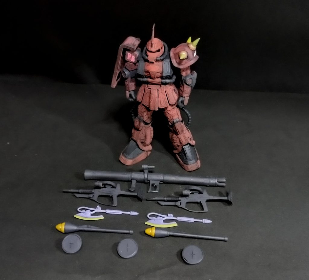 なんだか随分寄り道して時間がかかりましたが納得の行く物ができました!今回のテーマとして他キットからの流用を避けなるべく自作にしました!