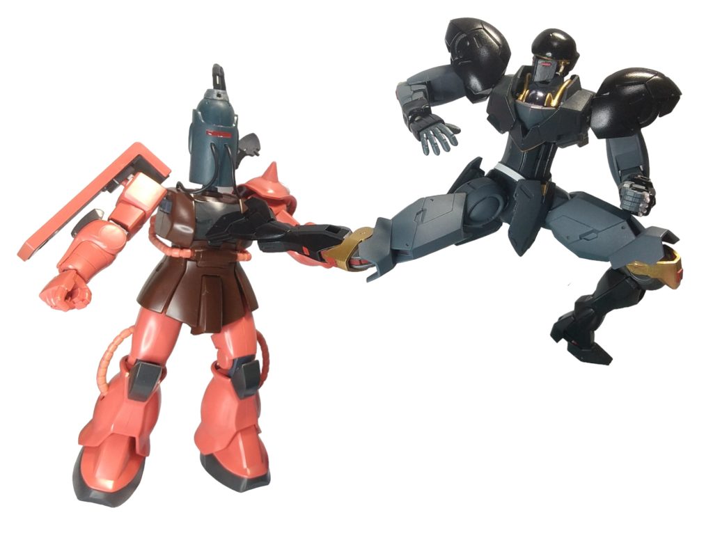 ローリングソバット！ミカエリスは、足長＋可動良好なので、ポージングが楽です。スリッパが小さいので自立がキツイけど。