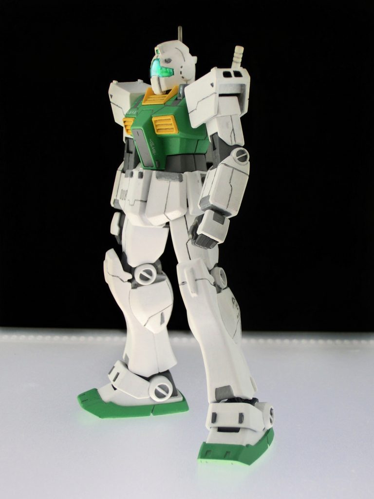 塗装はいつもの筆塗り+スプレーコート使用塗料はファレホコートはクリアー光沢と、今回は珍しくトップコートの艶消しも使用しております