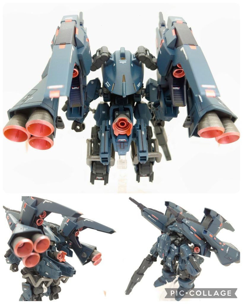 全部乗っけるとこんな感じです♪馬鹿みたいにデカイ火器や鎌も好きなんですがw今回は機動力がメインの機体だと思っているので武器は必要最低限って感じです。