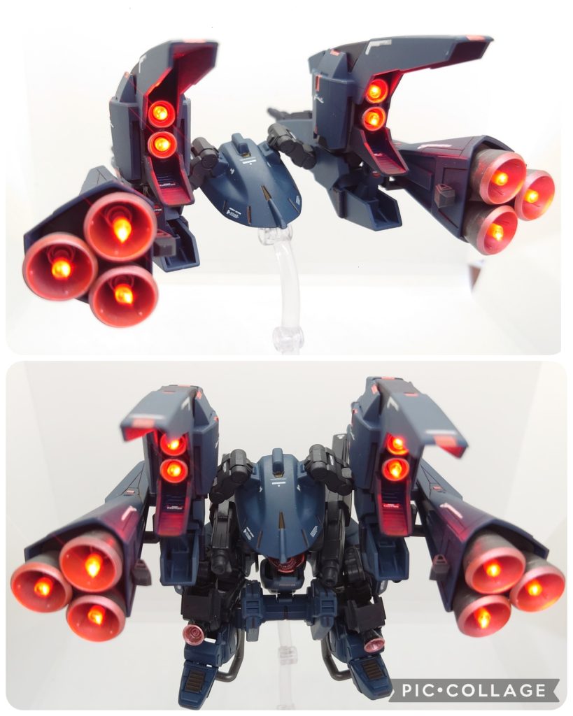 こうなります♪ライトをつけた時は（.◜ω◝.)ﾑﾌｰってなりました(笑)