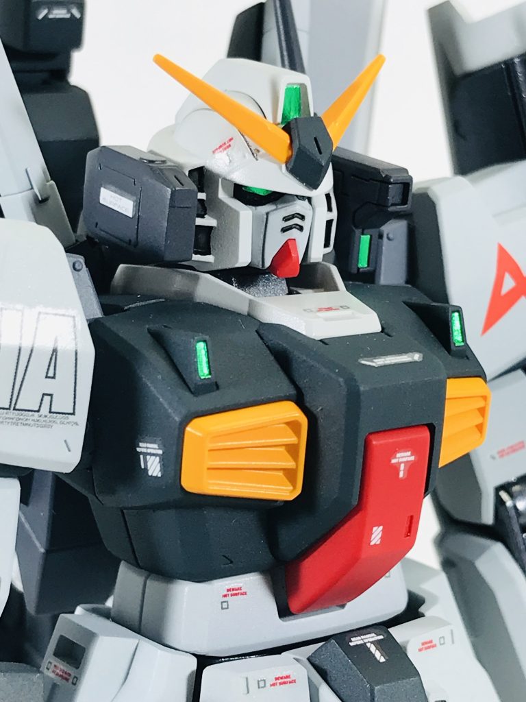 接写その2 アップにすると粗が目立ちますね(^^;)… でもフェイス部の墨入れは上手に出来たかな?