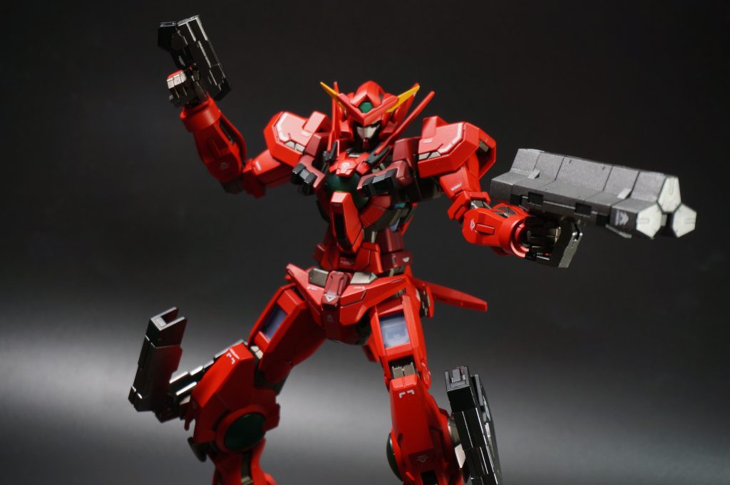 GNミサイル、首回らんのです。横のアンテナでね。