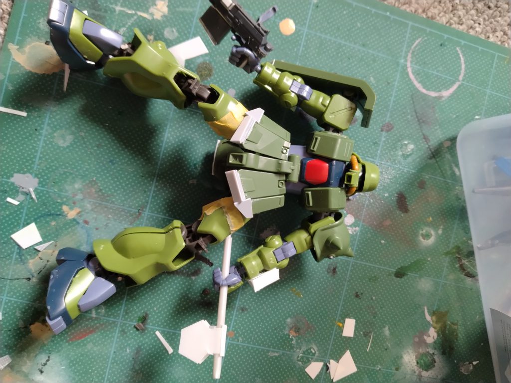 下半身をヴァルキュリアフレームにしたことで全体的なバランスが崩れやすい