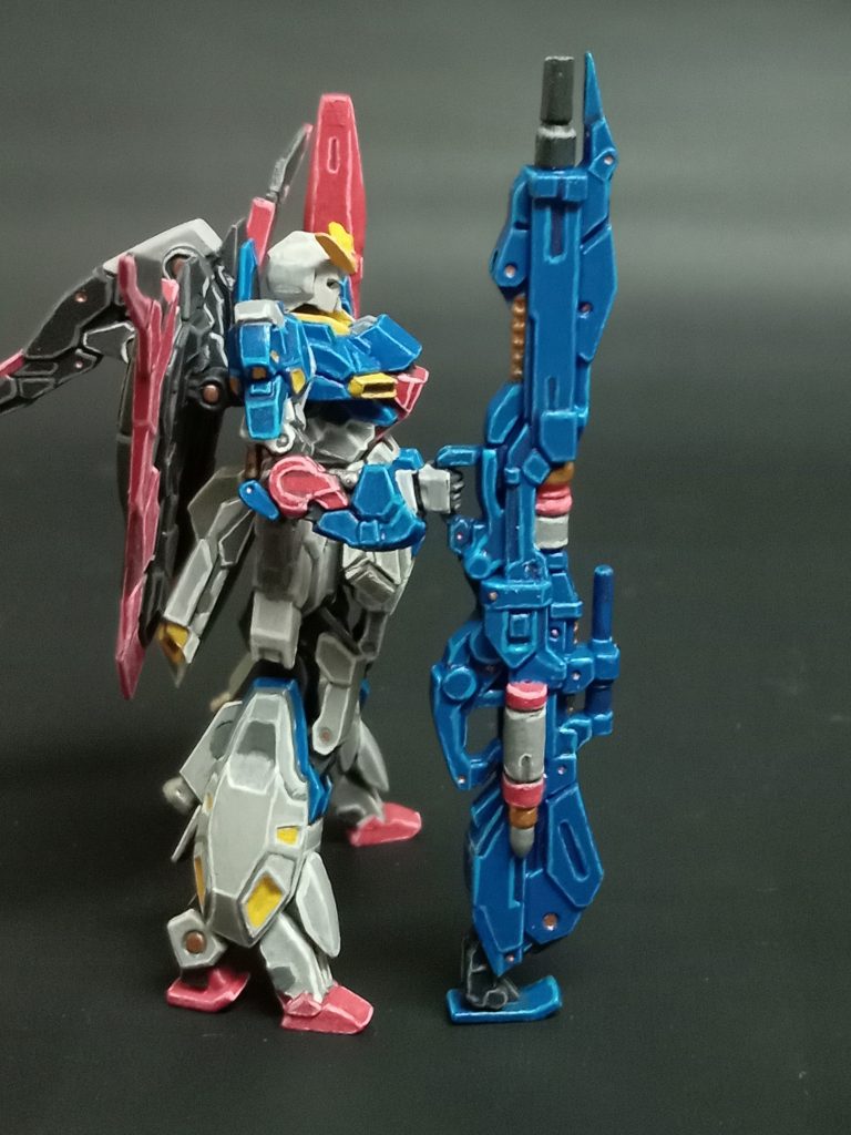 ハイパーメガランチャーの塗装がなかなか大変でした