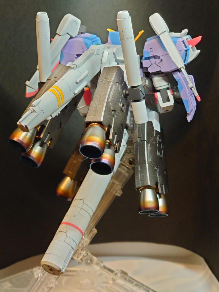 バーニアは焼き付け表現をしてみました。