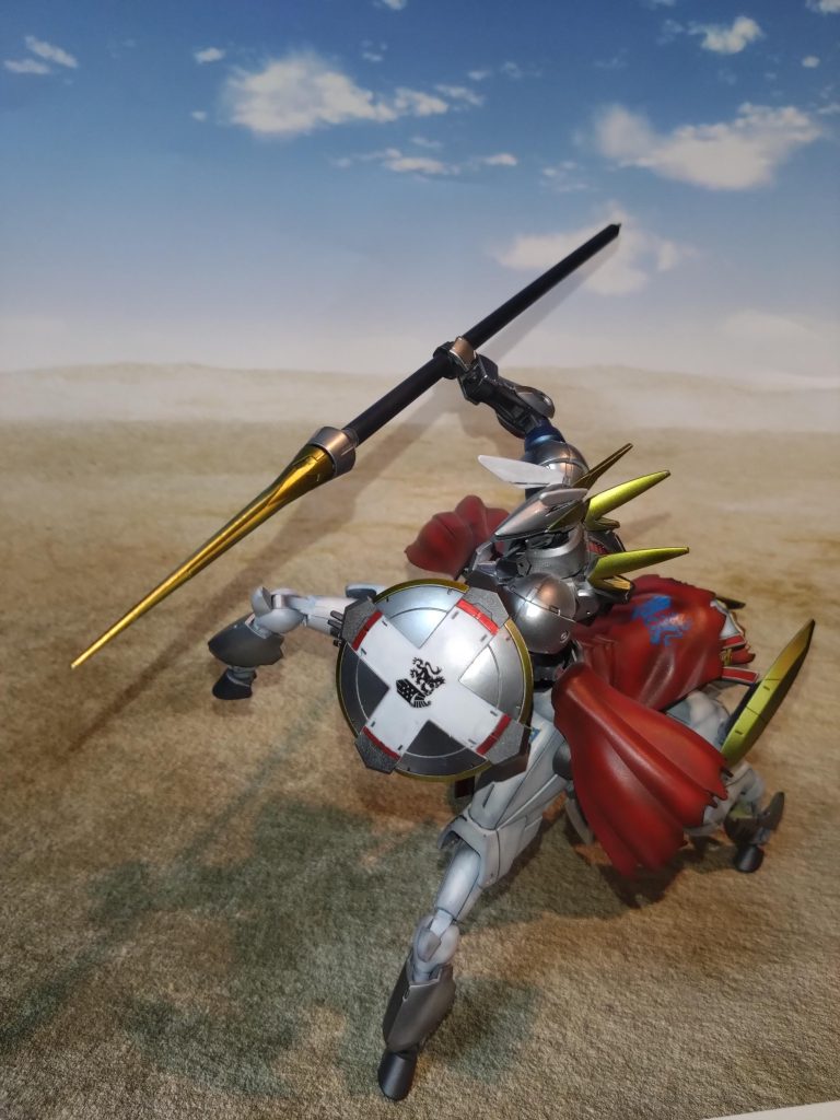 鉄血シリーズのデカールが程よく騎士らしさを出してくれました