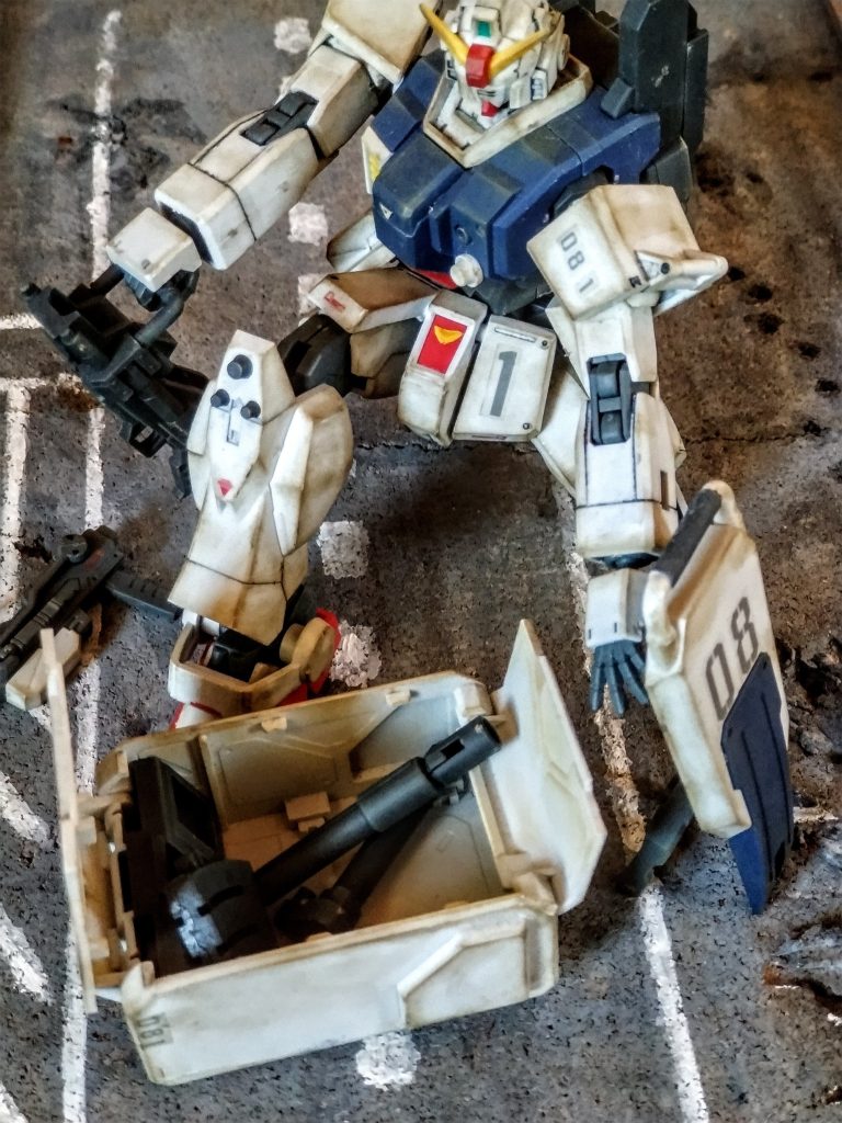 陸戦型ガンダム【お手軽ウェザリング】–4枚目/制作者：nuts-san