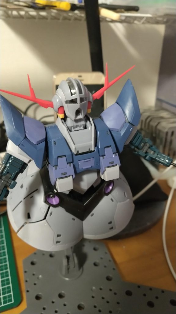 一回目仮組すると、バラすの大変なんだよね