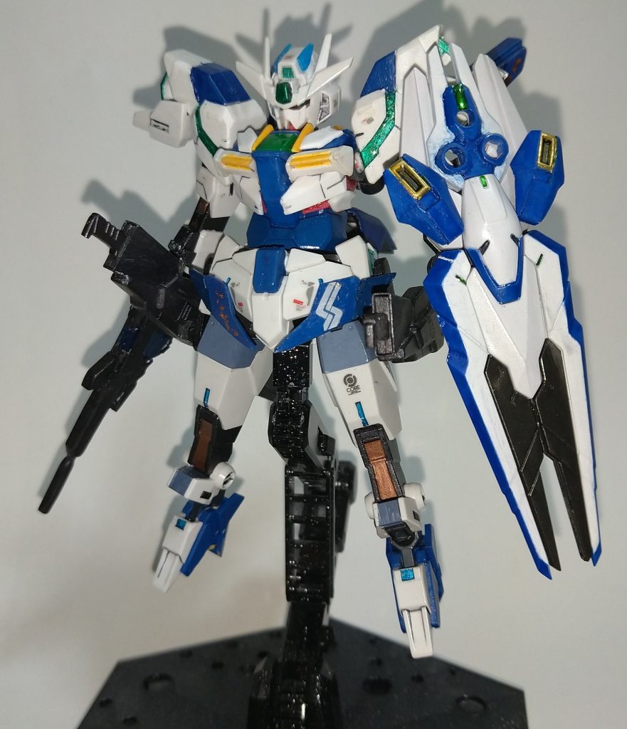 正面。以前のEx-ノヴァからごちゃごちゃしていた武装を撤廃し、シンプルめな見た目にしました。