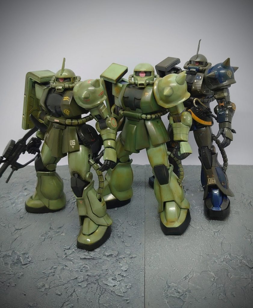 MS-06 ザクⅡ(旧HG)ガンプラスターターセット–8枚目/制作者:shuz