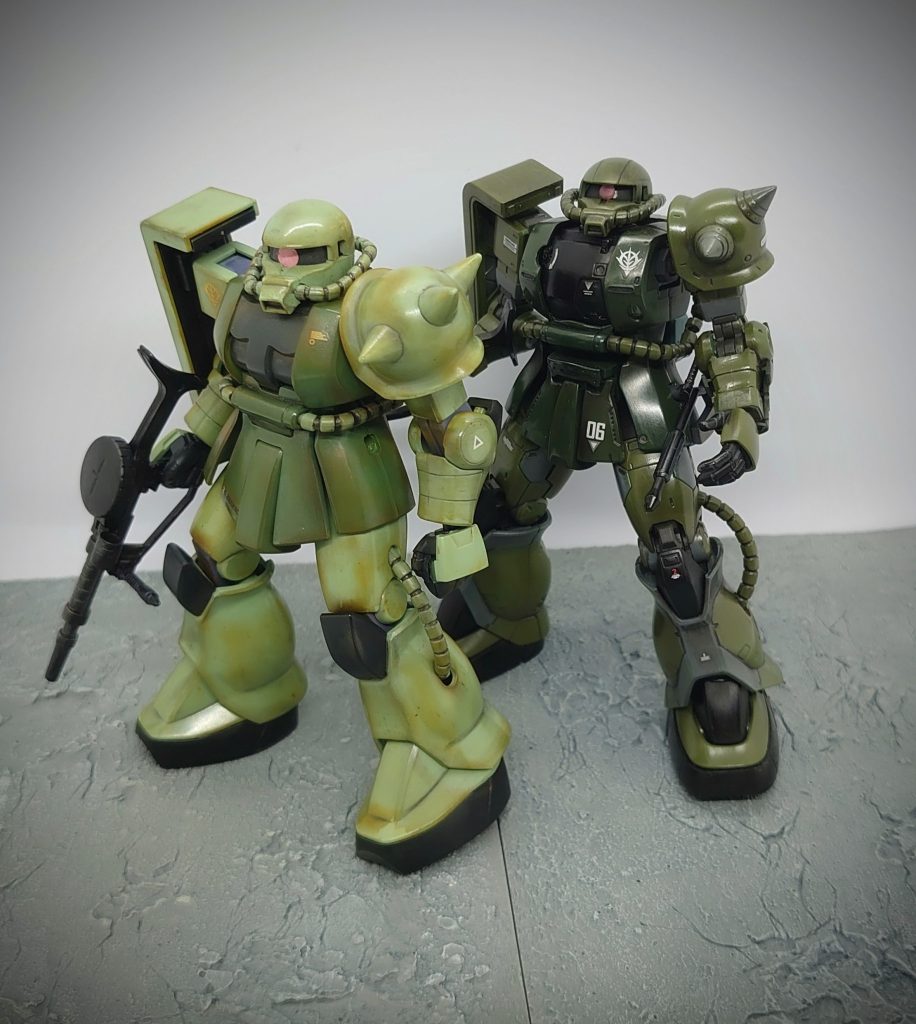 (左)旧HG (右)ORIGIN版