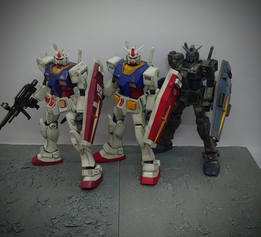 3体並べてみました