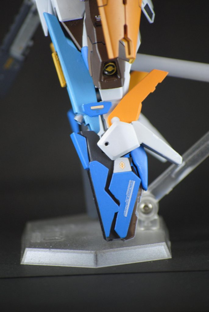 足首から下 つま先部分はフルスクラッチで一部キュリオスの足首のパーツ流用してありますどこか分かります•́ω•̀)?