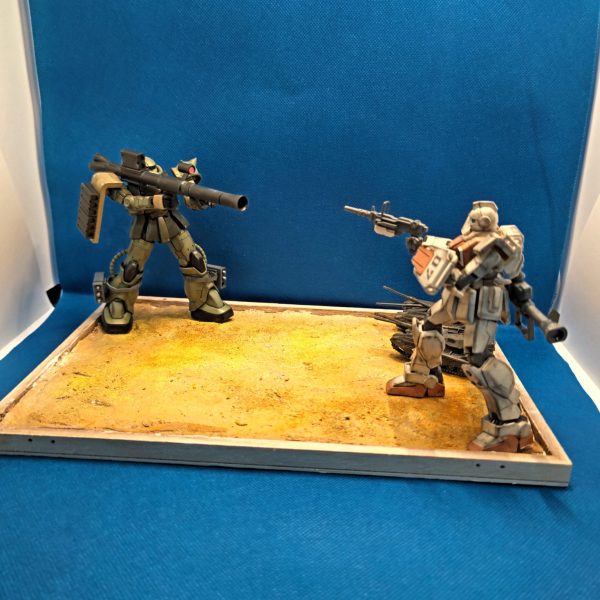 ジオン降下作戦、連邦防衛戦