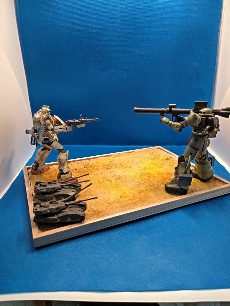 ジオン降下作戦、連邦防衛戦–6枚目/制作者：s.sGUNPLA