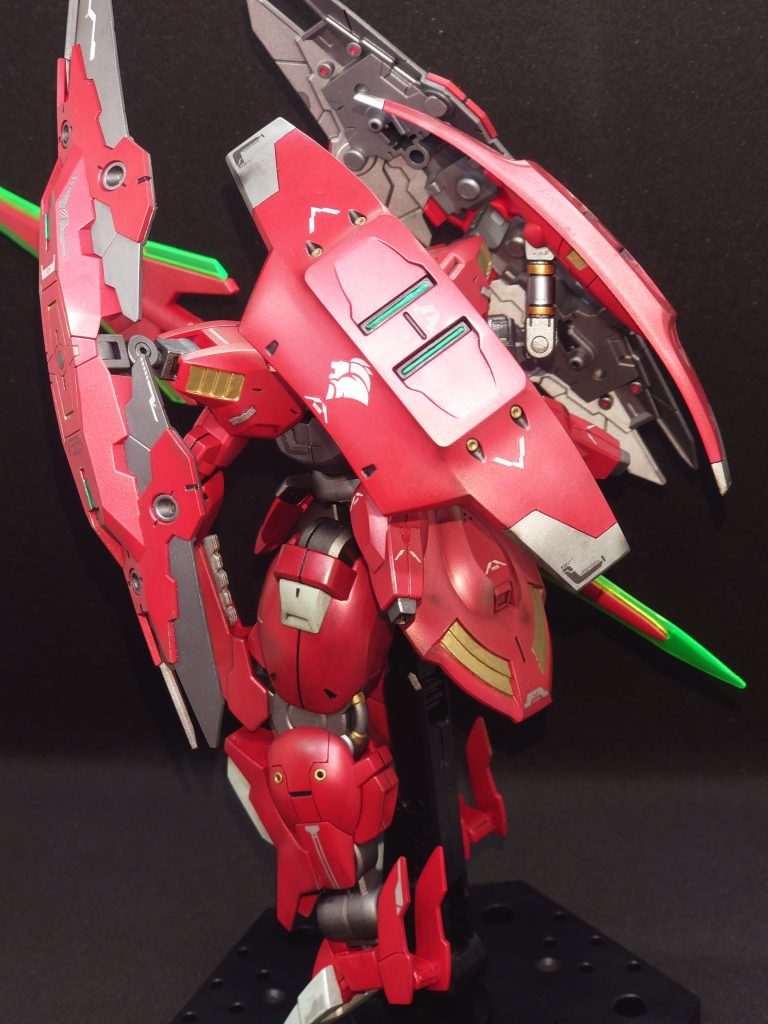 アンビカーの接続パーツはそのままだとちょっと味気ないので、シリンダーっぽくしてみたら意外とかっこよくなった気がします