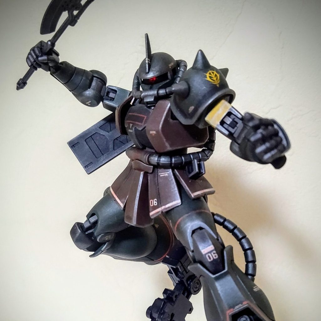 HGUC ザク2 R-2型 リアルタイプカラー 全塗装　完成品 HG ザクⅡ 1/144 リバイブ 全塗装完成品 ｜ ワクガン！