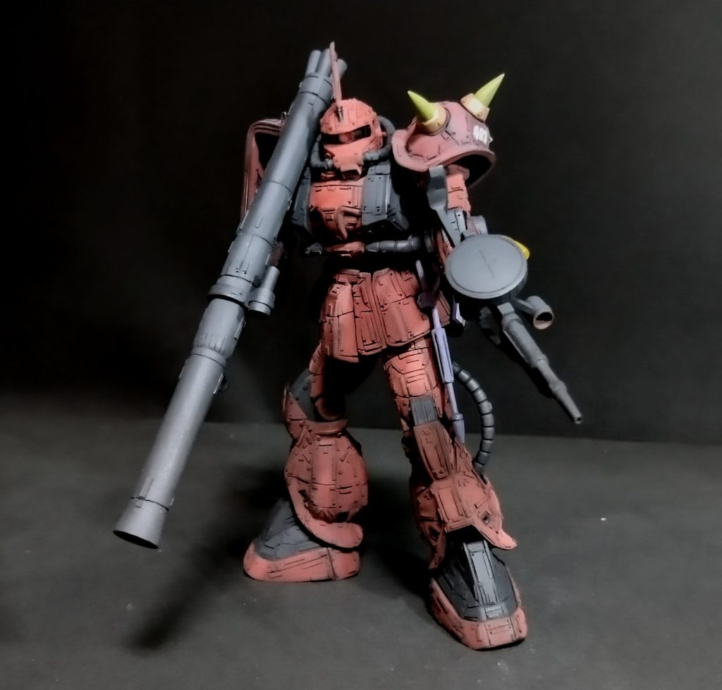 皆様前に作ったジャイアントバズーカはどこに行ったと思われますが、実は同時進行でMS06R2のパーツも自作してましたので、続けて投稿します!やはりR2ですよねぇ~🤣🤣