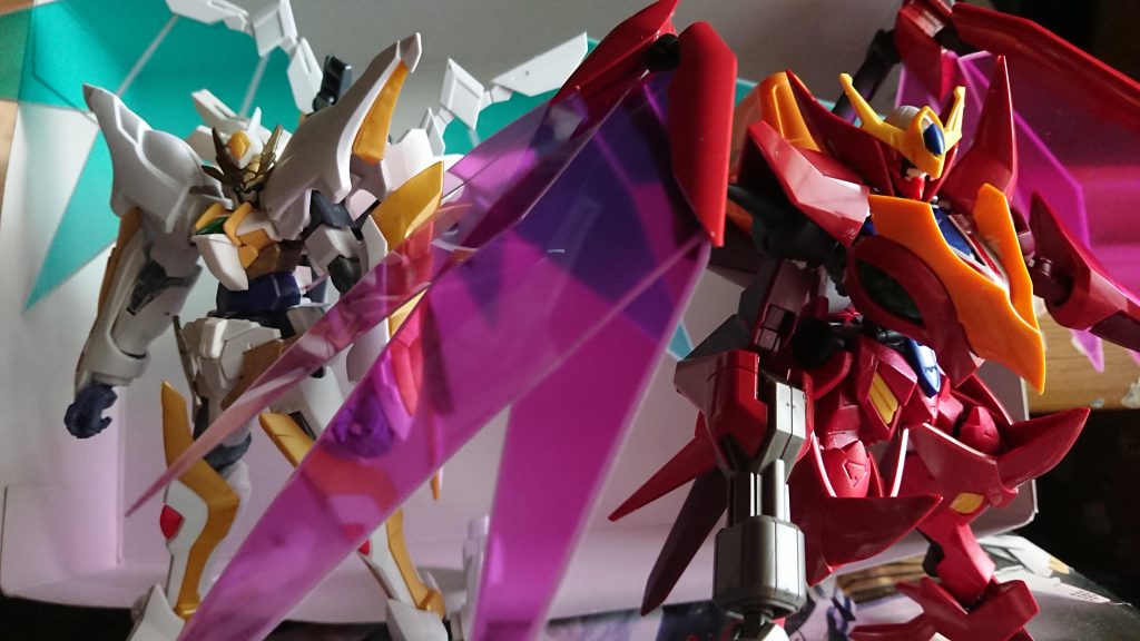 最後にダブルオーランスロットと一緒に