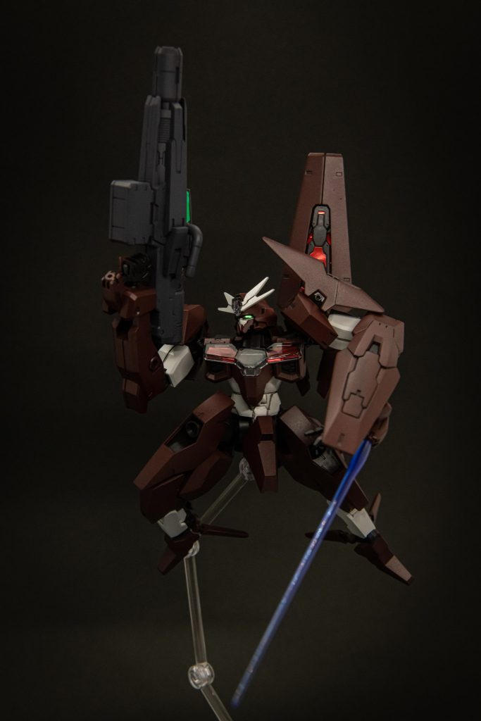 武器が重くてアクションベース6だと結構バランスが・・・