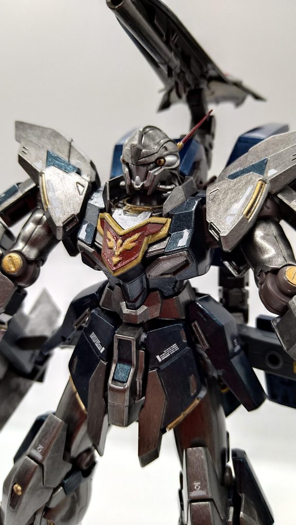 本体を改造したかったのですが、中々イメージがまとまらず頭にアンテナを付けるだけになってしまいました。