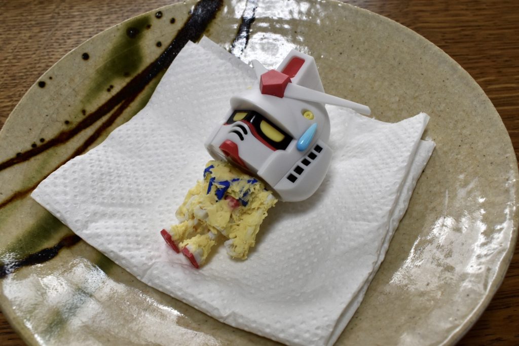 ガンぷらくん(素組み揚げ)身がプリッとしていてジューシーなお味 そんな気がする。