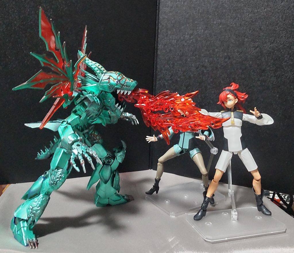 燃える尽きるがいい!広範囲の火炎放射による全体攻撃。