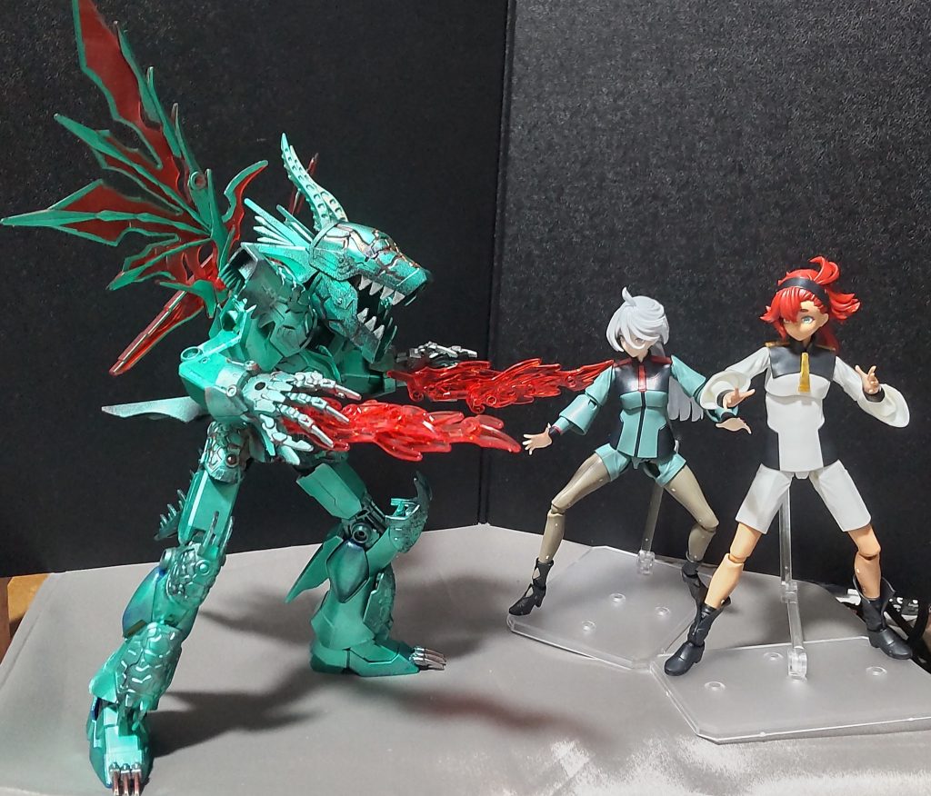 ファイアランス!なんと魔法も使えるというのだから恐ろしい。※これ以外にもイグニートジャベリンやプリズミックミサイル等も唱えます。