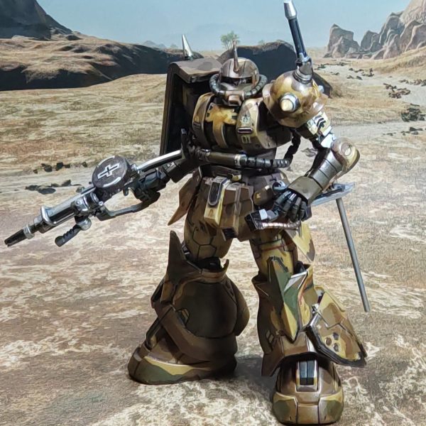 高機動型ザク地上用(エグバ機)　とりあえず汚してみた