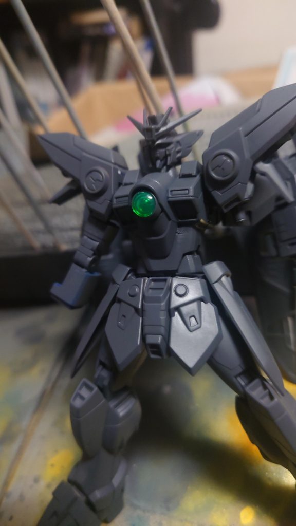 メカサフスーパーヘヴィの黒立ち上げです。