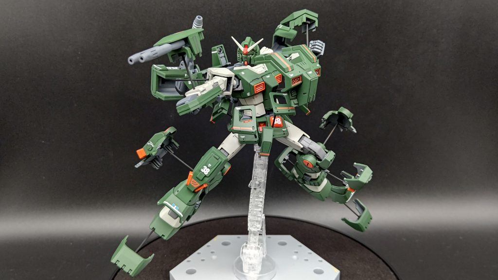 連装ビームライフル構え！立体感が出ていい感じです。