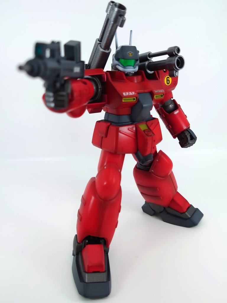 古いキットなので可動は残念ですがクラシカルな見た目がカッコいいですね☺️