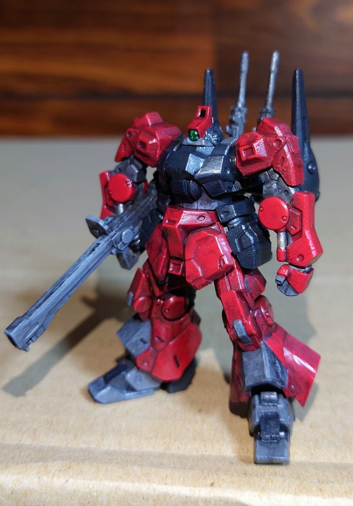 比較的作りやすいリック・ディアスですが、それでも小さい小さい。汚しで誤魔化してる気がしますね〜